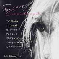 Calendrier Stages 2026 Communication animale